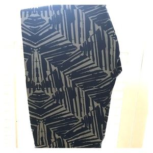 Lularoe TC leggings blue/gray